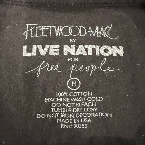 FREE PEOPLE X LIVE NATION FLEETWOOD MAC RUMOURS DANCING TEE - Picture 5 of 6